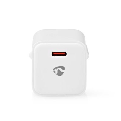 Nedis Oplader | 20 W | Snellaad functie | 1.67 / 2.22 / 3.0 A | Outputs: 1 | USB-C | Automatische Voltage Selectie - WCMPD20W100WT