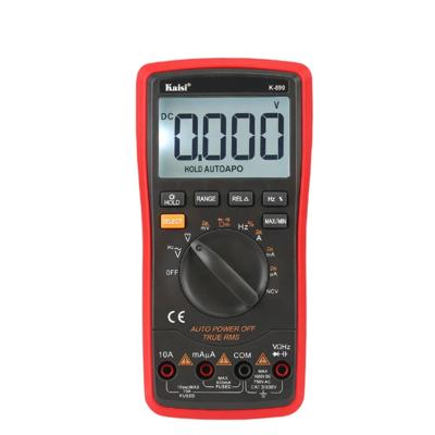 K-890 professionele LCD digitale multimeter elektrische handheld digitale multimeter tester