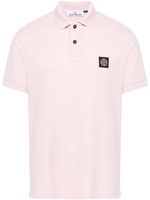 Stone Island polo en coton piqué - Rose - thumbnail