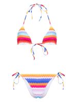 Missoni bikini imprimé à bonnets triangles - Blanc - thumbnail