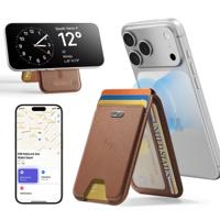 Geo Magnetic Wallet Stand - Brown