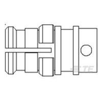 TE Connectivity TE AMP RF Coax Connectors 1056522-1 1 stuk(s) Package - thumbnail