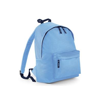 School/sport rugtas met voorvak - lichtblauw - Rugzak vrije tijd - Schooltas - Gymtas - 18 Liter