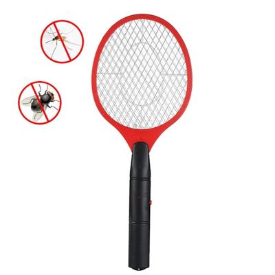 Hand racket Mosquito swatter insect Home tuin pest bug fly Mosquito Zapper swatter Killer elektrische Fly Swatter (rood)