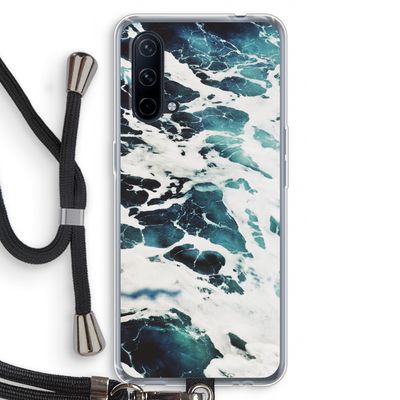 Golven: OnePlus Nord CE 5G Transparant Hoesje met koord