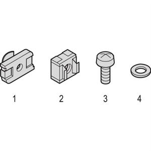 nVent SCHROFF 21101596 Bevestigingskit 1 stuk(s)