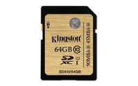 Kingston Technology SDHC/SDXC Class 10 UHS-I 64GB flashgeheugen Klasse 10 - thumbnail