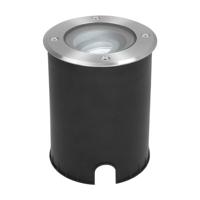 Lilly LED Grondspot - Dimbaar - Kantelbaar - GU10 - 6000K daglicht wit - 5 Watt 400 lumen - Rond - IK10 - RVS - IP67 waterdicht