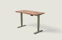 Desktronic HomePro bureau - Olijfgroen / Massief Walnoot / 140x70 cm