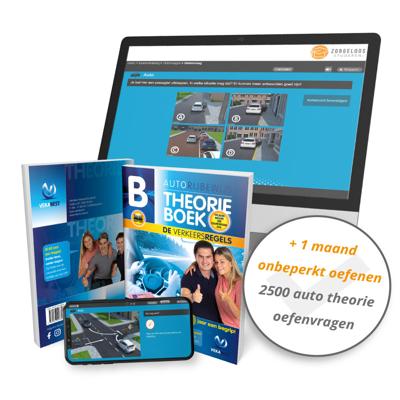 Auto Theorieboek Rijbewijs B 2025 met 2500 Oefenvragen - 1 Maand Onbeperkt Oefenen