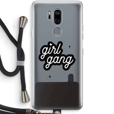 Girl Gang: LG G7 Thinq Transparant Hoesje met koord