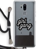 Girl Gang: LG G7 Thinq Transparant Hoesje met koord