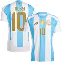 Argentinië Shirt Thuis 2024-2025 + Messi 10 (Goud)