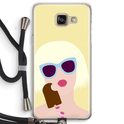 Ice cream: Samsung Galaxy A5 (2016) Transparant Hoesje met koord