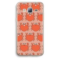 Krab: Samsung Galaxy J3 (2016) Transparant Hoesje Krab: Samsung Galaxy J3 (2016) Transparant Hoesje