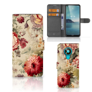 Hoesje voor Nokia 3.4 Bloemen