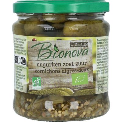 Bionova Augurken zoet zuur bio