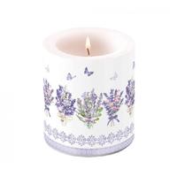 Kaars Lovely Lavender White M
