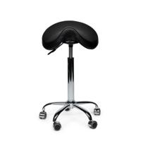 Premium zadelkruk zwart standaard