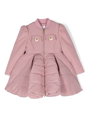 Elisabetta Franchi La Mia Bambina Jack met logoplakkaat - Roze