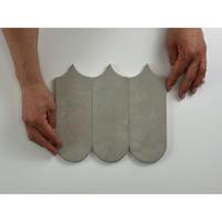 Cifre Ceramica Alure wandtegel - 8x21.5cm - Plomb mat (grijs) SW07314828-3