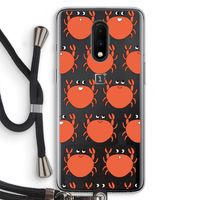 Krab: OnePlus 7 Transparant Hoesje met koord