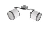 Trio PlafondlampDavos wit 2-lichts - R81552006