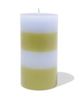 HEMA Stompkaars ⌀7x13cm strepen lichtblauw-groen (lichtblauw)