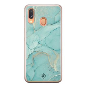 Samsung Galaxy A40 siliconen hoesje - Touch of mint