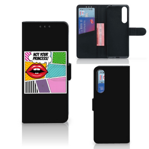 Sony Xperia 1 II Wallet Case met Pasjes Popart Princess