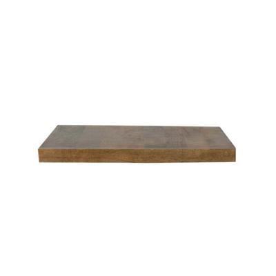 LABEL51 Eetkamertafel Tafelblad Straight Edge - Nature Smooth - Mangohout - 70 cm Straight