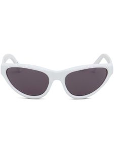 Marni Eyewear lunettes de soleil Maverick à monture papillon - Blanc