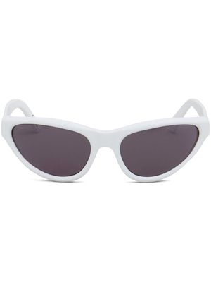 Marni Eyewear lunettes de soleil Maverick à monture papillon - Blanc
