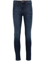 Emporio Armani jean skinny à taille haute J20 - Bleu