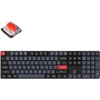 Keychron K5 Pro toetsenbord Universeel USB + Bluetooth QWERTY Amerikaans Engels Zwart, Grijs, Rood - thumbnail