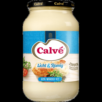 Calve Mayonaise Pot Licht & Romig 650 ml bij Jumbo