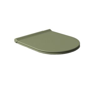 Salenzi Toiletzitting Form Slim Mat Legergroen