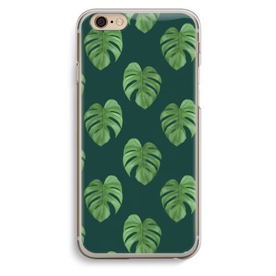 Monstera leaves: iPhone 6 / 6S Transparant Hoesje