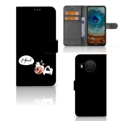 Nokia X10 | Nokia X20 Leuk Hoesje Cow Nokia X10 | Nokia X20 Leuk Hoesje Cow