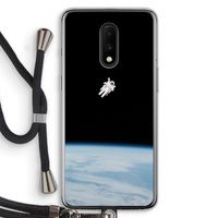 Alone in Space: OnePlus 7 Transparant Hoesje met koord
