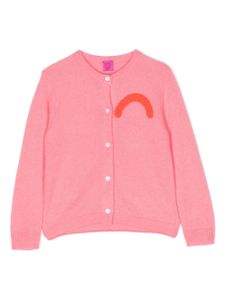 Cashmere in Love Kids cardigan Alta en soie mélangée - Rose