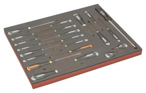 Bahco Foaminlay Fit&Go 3/3 met schroevendraaiers - 22-delig - FF1A166
