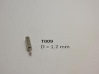 micromotor T009 Vervangingsstift voor T005 1.2 mm
