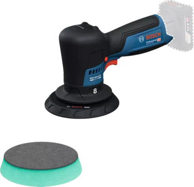 Bosch Blauw GPX 12V-125 Polijstmachine | Zonder accu&apos;s en lader - 06019L4100