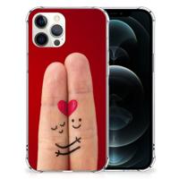 iPhone 12 Pro Max Anti Shock Bumper Case Liefde - Origineel Romantisch Cadeau