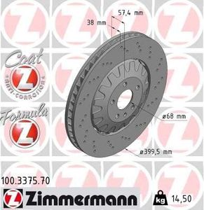 Remschijf FORMULA Z REMSCHIJF 100337570