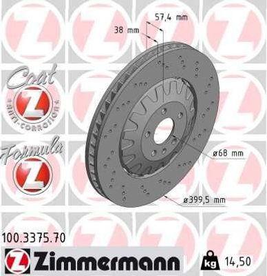 Remschijf FORMULA Z REMSCHIJF 100337570