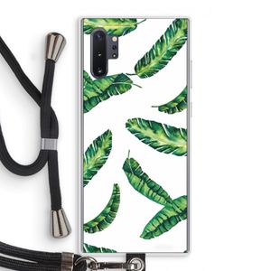 Lange bladeren: Samsung Galaxy Note 10 Plus Transparant Hoesje met koord