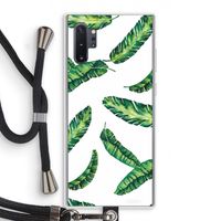 Lange bladeren: Samsung Galaxy Note 10 Plus Transparant Hoesje met koord
