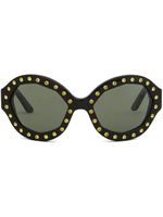Marni Eyewear lunettes de soleil Naica Mine à monture ronde - Noir